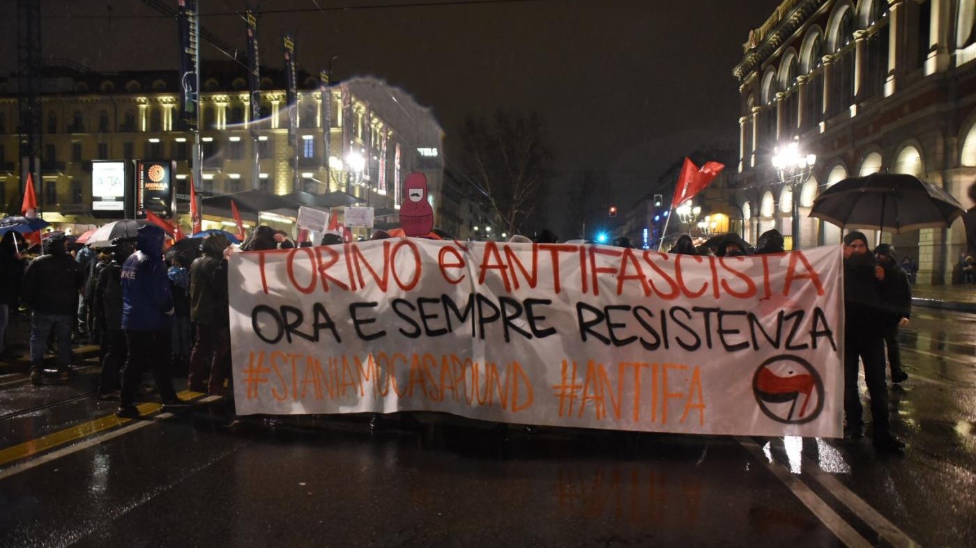 Manifestazione Antifascista Contro Il Comizio Di CasaPound Tensioni A