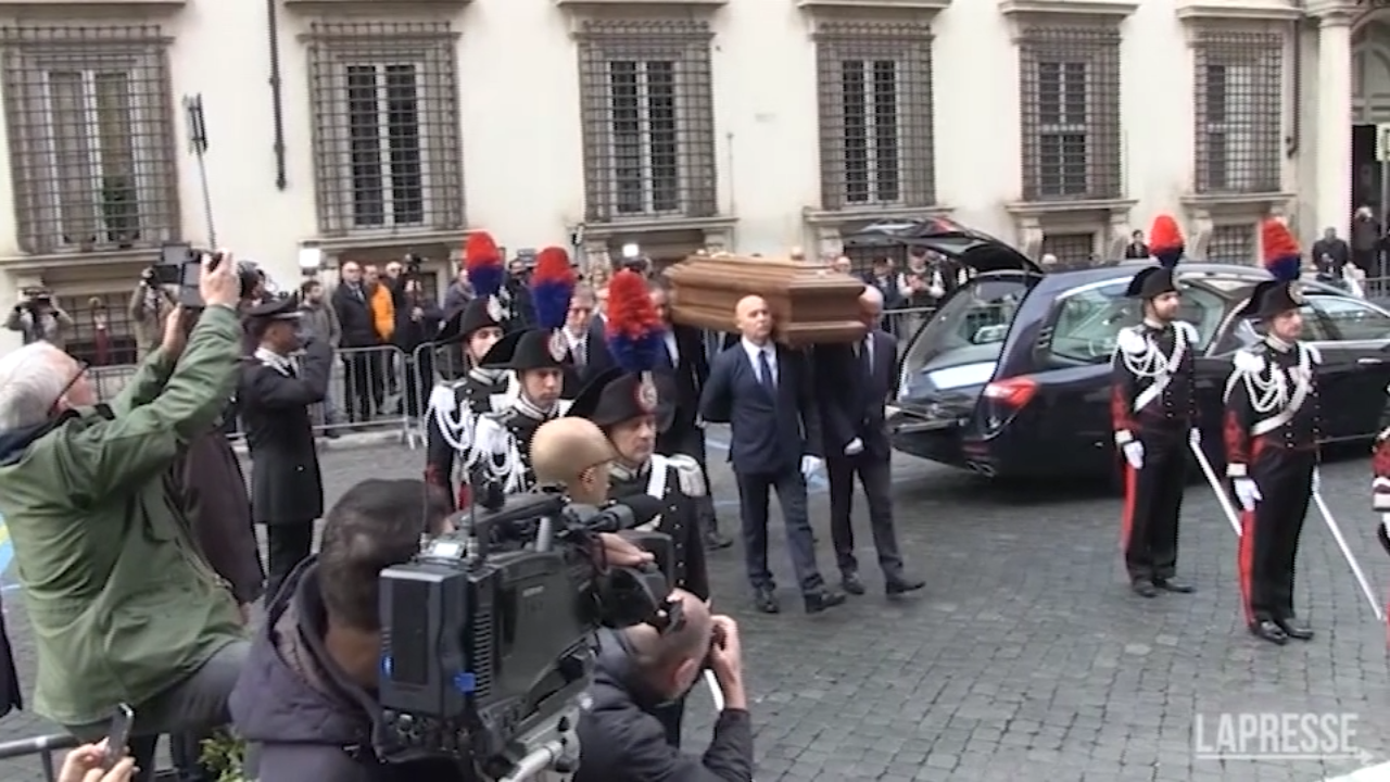 Franco Frattini A Roma I Funerali Di Stato Lapresse