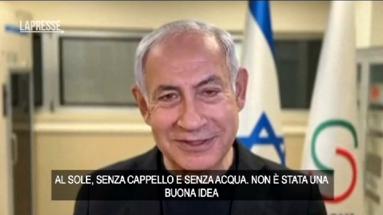 Israele Netanyahu Dall Ospedale Grazie A Dio Mi Sento Bene