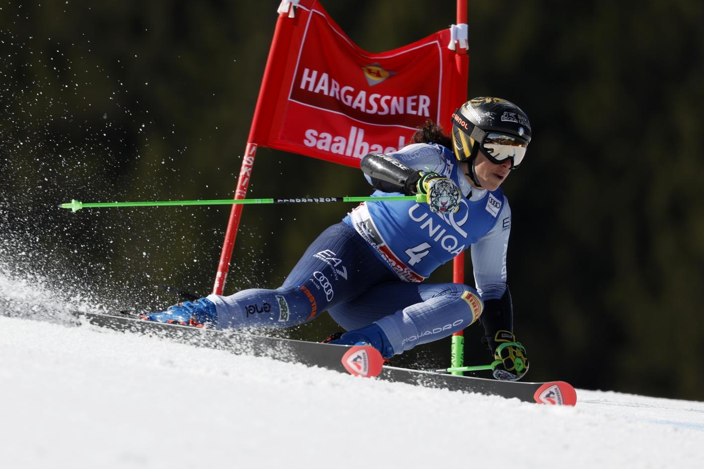 Sci Brignone Vince Lo Slalom Gigante Di Saalbach Lapresse