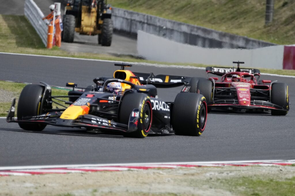 F Verstappen Trionfa In Giappone Terza La Ferrari Di Sainz Lapresse