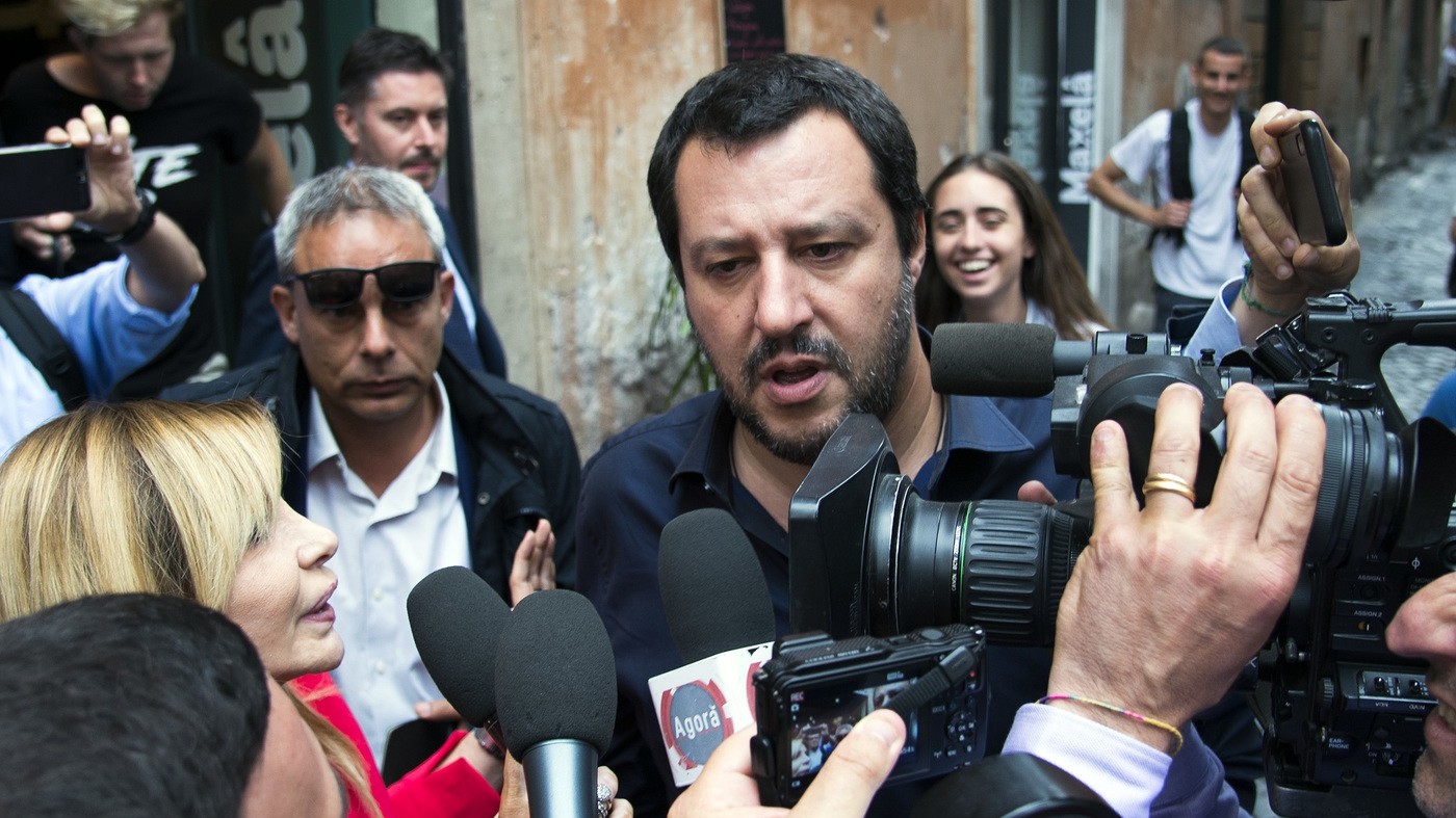 Governo, Salvini il più citato dai media: oscurato anche Mattarella