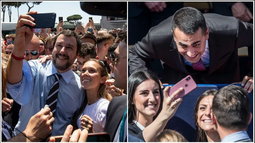 2 Giugno, dalla lotta alla sfilata: folla in delirio per Conte e Salvini