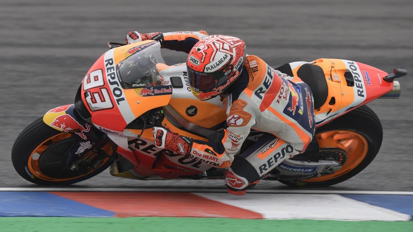 MotoGp, Americhe: pole Marquez davanti a Vinales, quinto Rossi