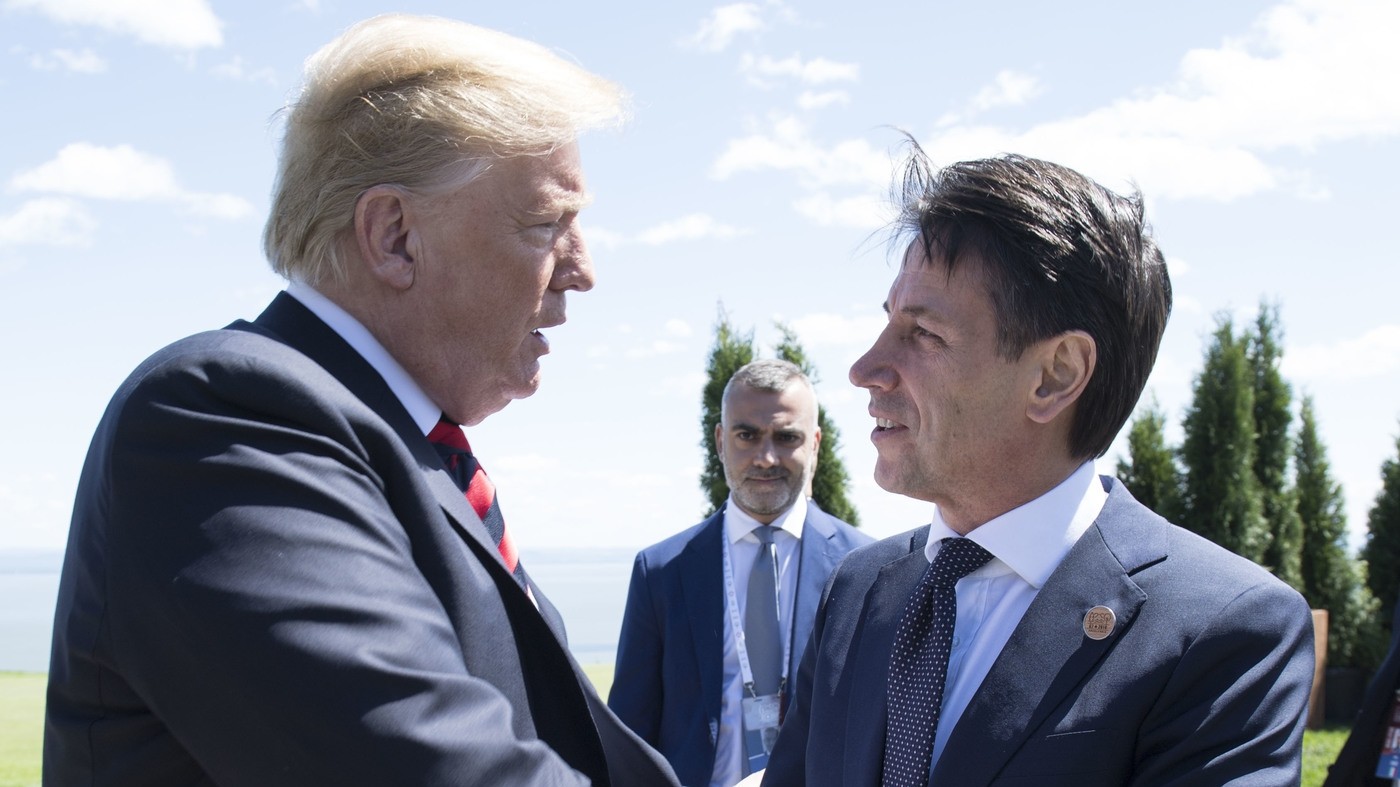 G7, debutta Conte: “Sulla Russia sto con Trump”. Ma frena sui dazi