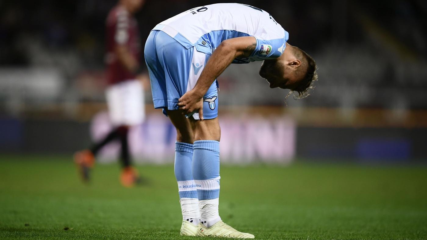 Lazio, stop 15-20 giorni per Ciro Immobile: possibile recupero per l’Inter