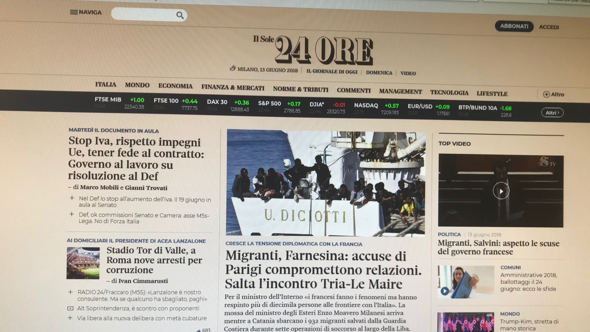 Sole 24 Ore, se ne va l’ad Moscetti. Il Cdr: “No alla buonuscita”