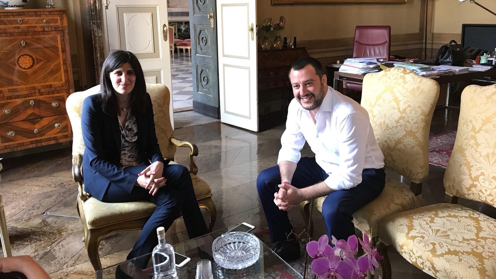 Salvini a Torino incontra la sindaca Appendino