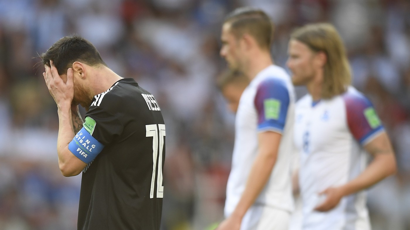 Impresa dell’Islanda, fermata l’Argentina. Messi si fa parare un rigore: 1-1