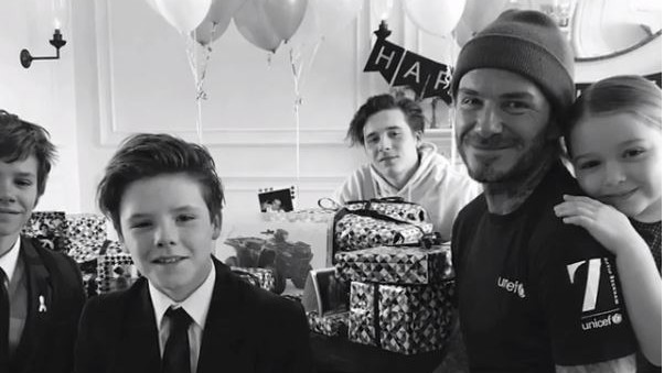 Unicef, video Beckham per ‘Super Dads’: “Cos’è per me essere papà”