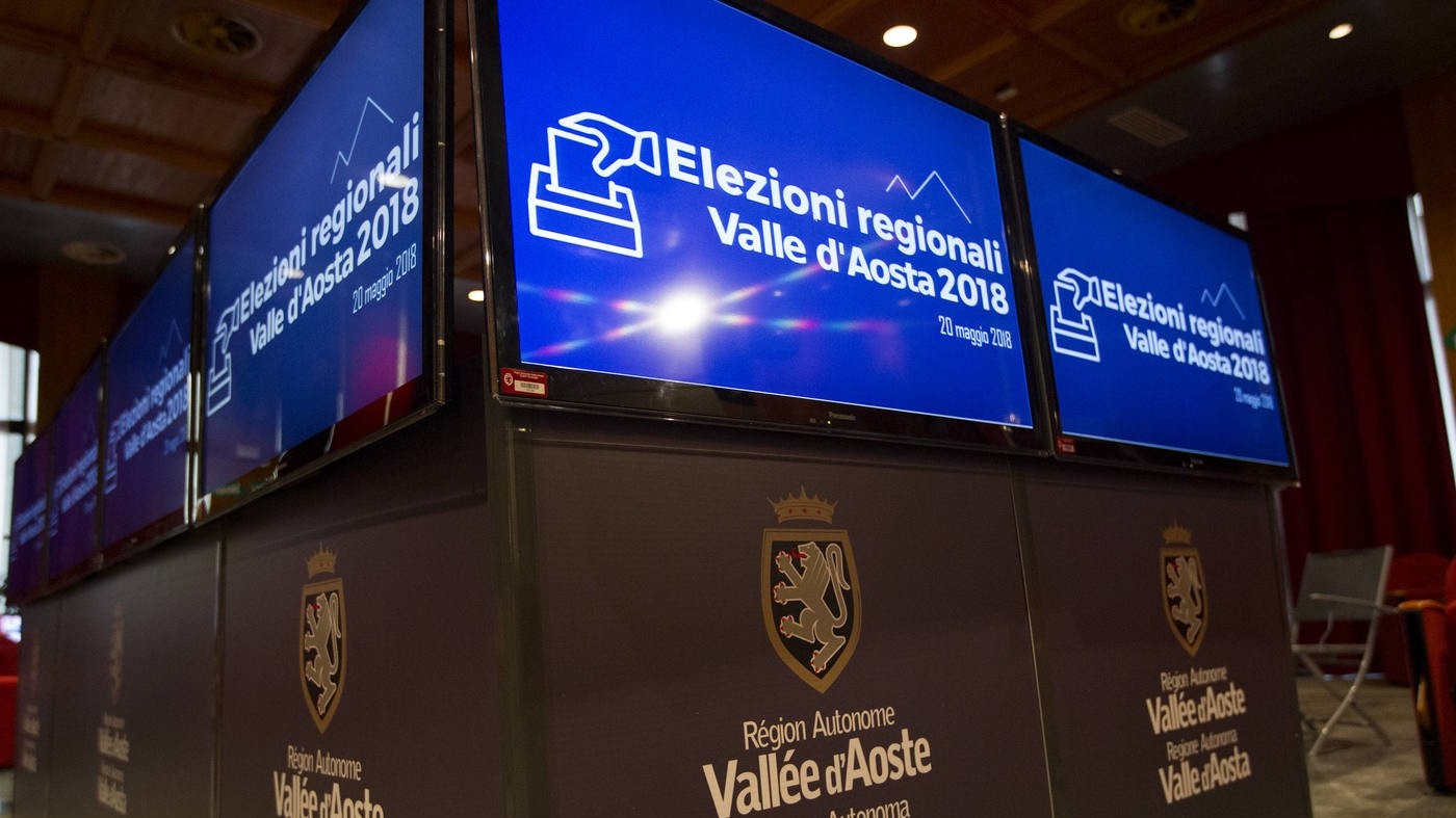 Valle d’Aosta, Union Valdotaine in testa al 19,25%, vola la Lega a 17,08%