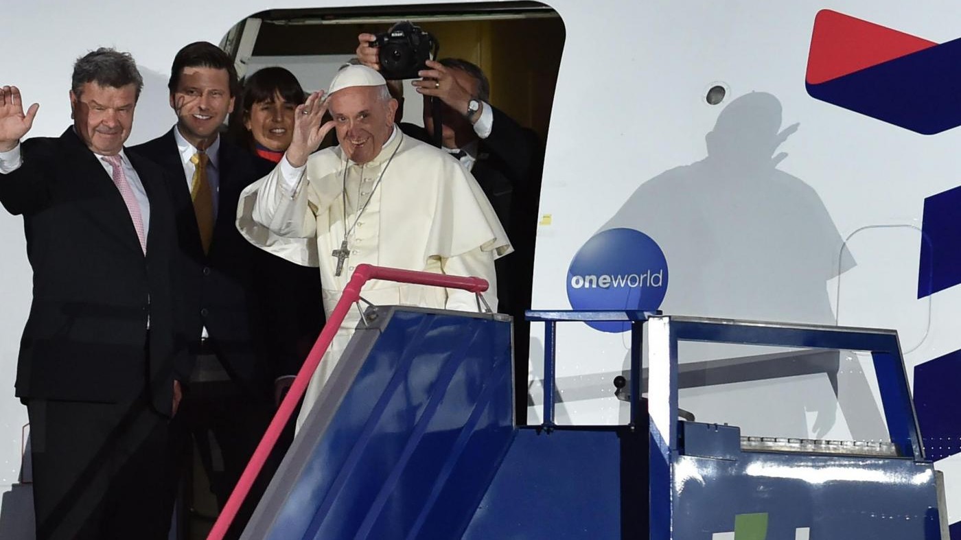 Papa atterrato a Ciampino: termina 22esimo viaggio estero