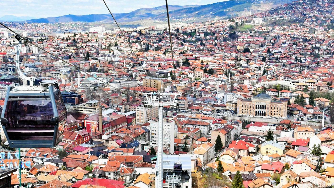 Sarajevo, dopo 26 anni torna la meravigliosa vista dalla funivia