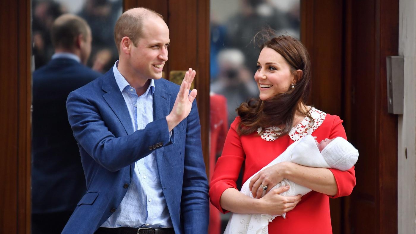 E’ nato il terzo royal baby: le prime foto con William e Kate