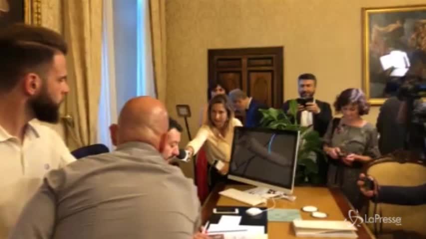La prima intervista di Salvini dal Viminale