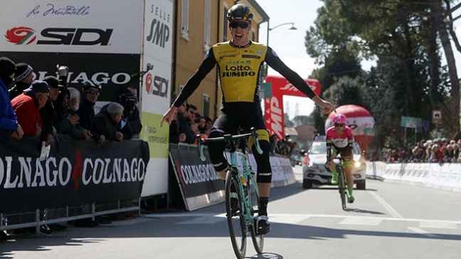 Ciclismo, Coppi&Bartali: comanda l’olandese Eenkhoorn. Il team SKY domina la crono a squadre