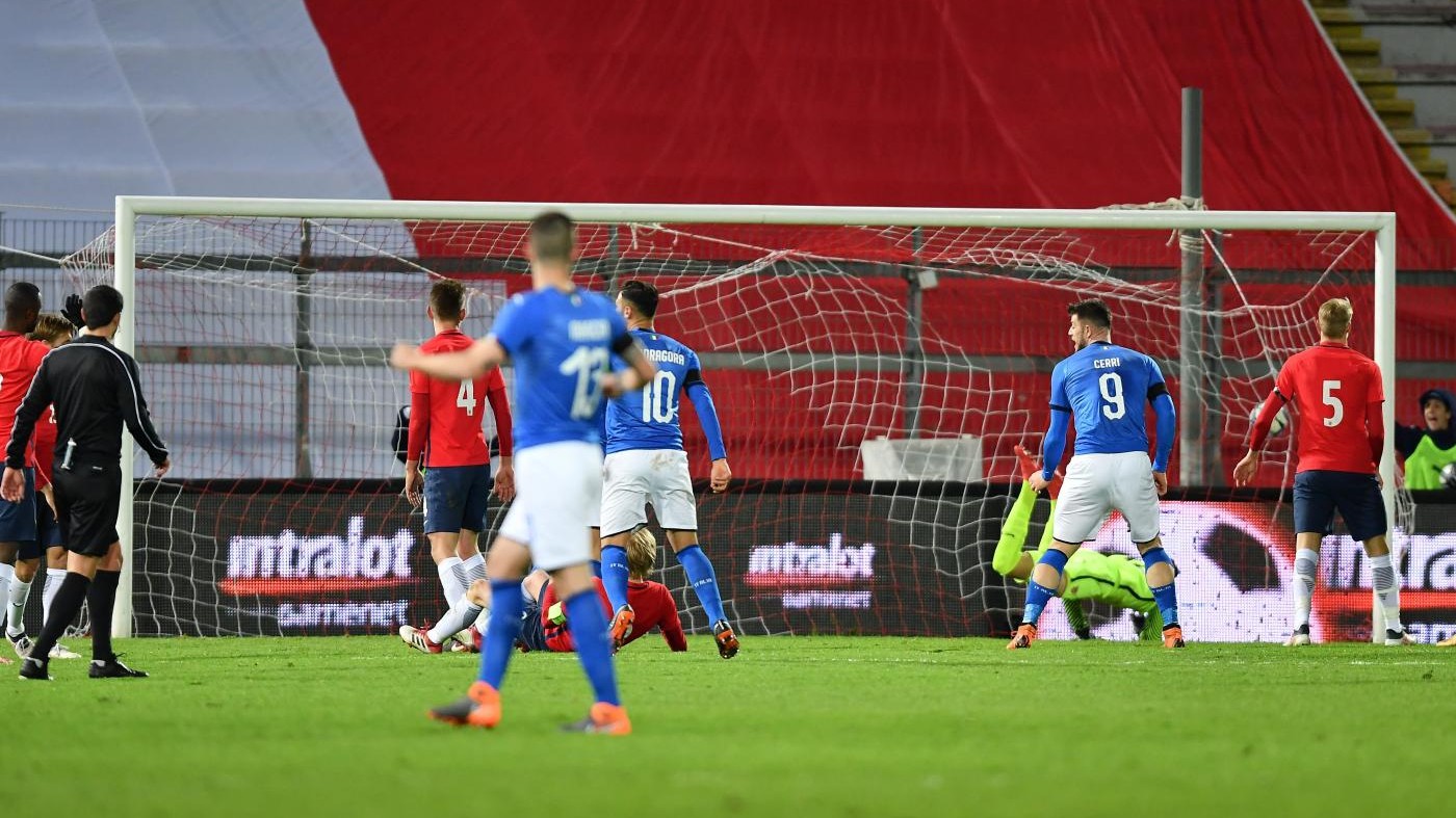 Pari all’esordio la U21 di Evani: 1-1 con la Norvegia