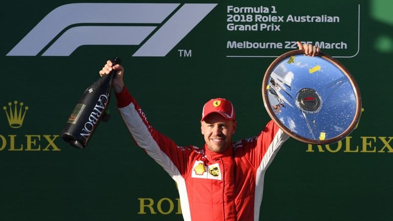 F1, Vettel vince Gp Australia davanti a Hamilton. Raikkonen 3°