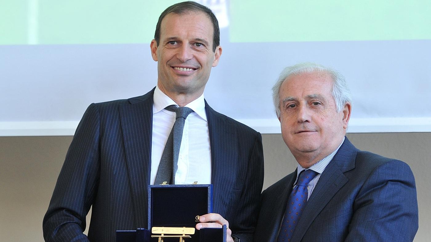 Serie A, Massimiliano Allegri vince la Panchina d’Oro 2017