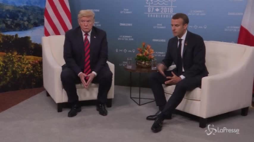 G7, Macron: “Su dazi volontà di trovare accordo”