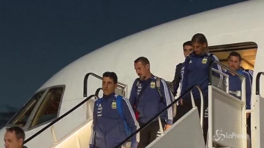 Mondiali, l’Argentina di Messi arriva in Russia