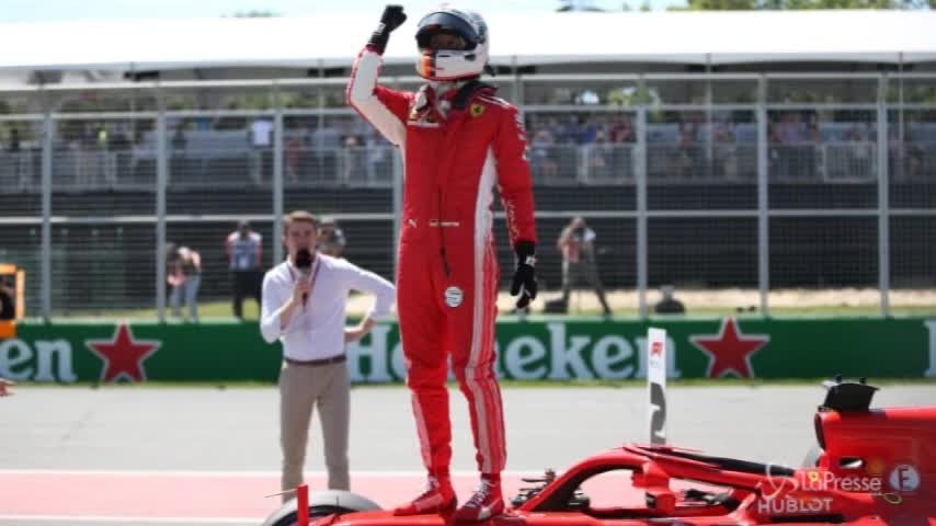 F1, pole position di Vettel in Canada