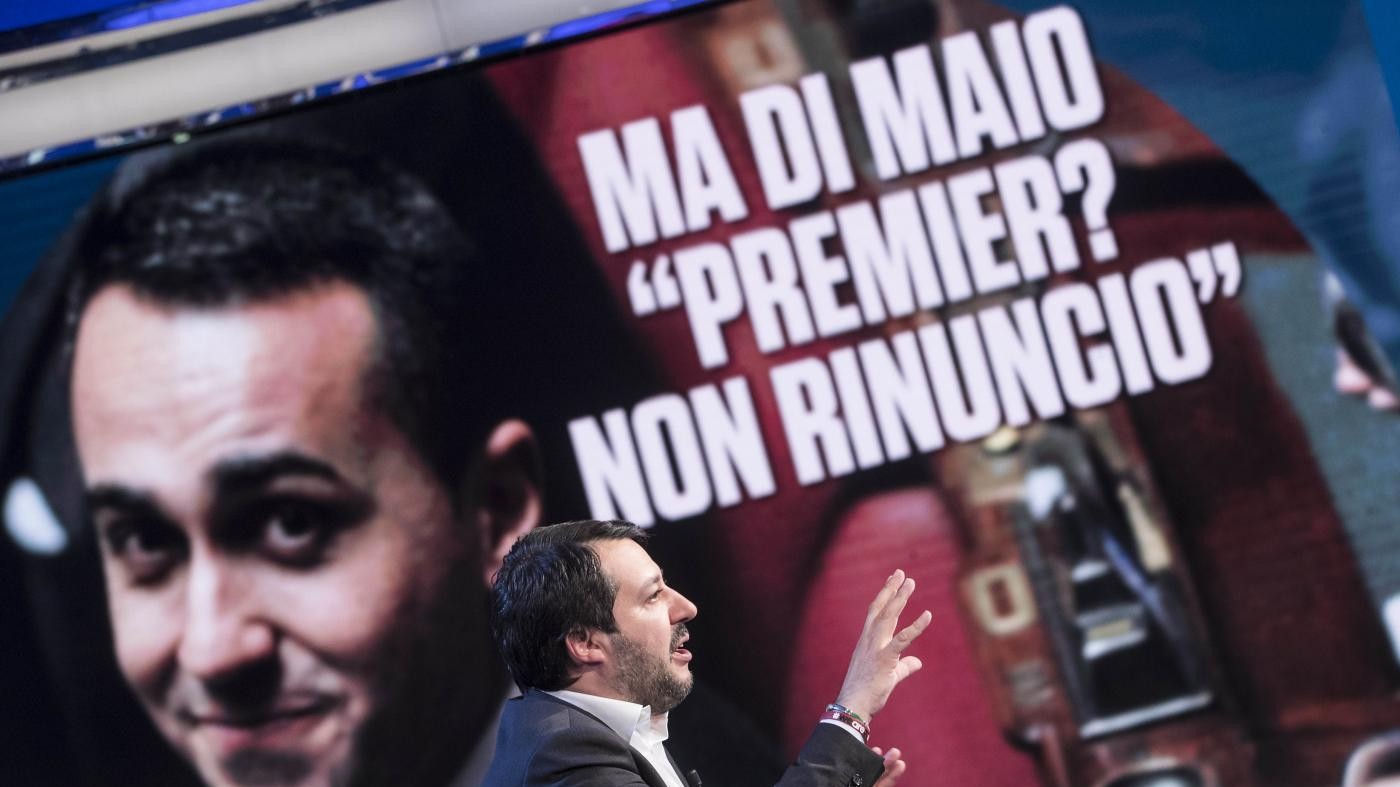 Salvini su Di Maio premier: “Sbaglia, così salta tutto”. La replica: “Conta la volontà popolare, noi al 32%”