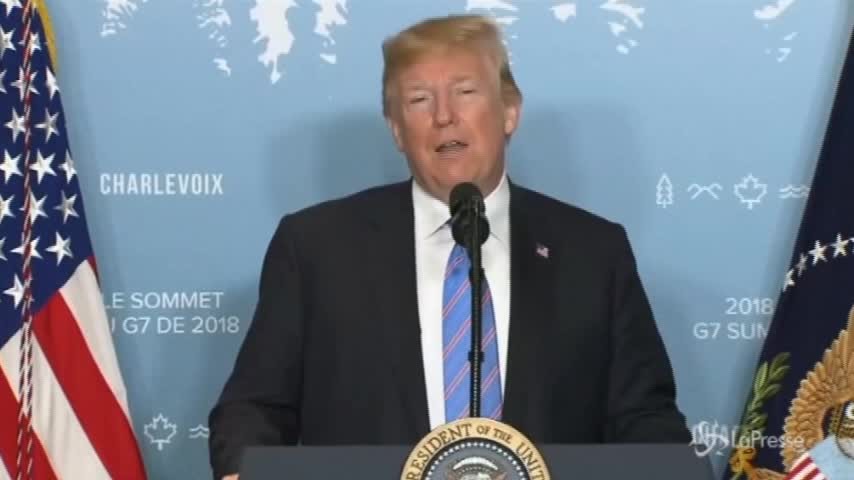 Usa, Trump: “Forte stretta sulle importazioni dalla Cina”