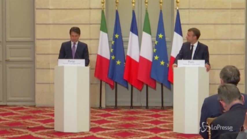 Conte incontra Macron: “Lavoreremo insieme, prevenire i viaggi della morte”
