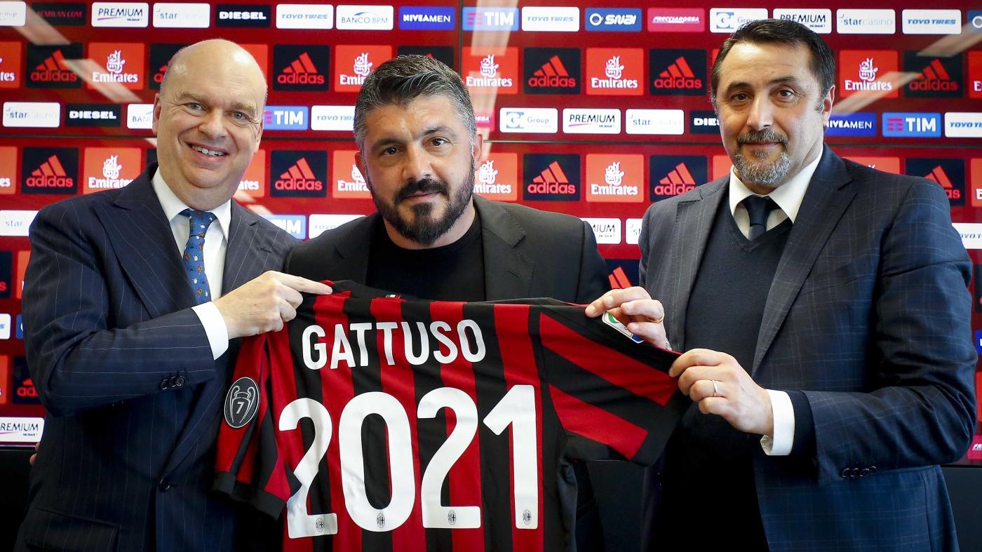 Gattuso rinnova fino al 2021: “Spero di riportare il Milan dove merita”