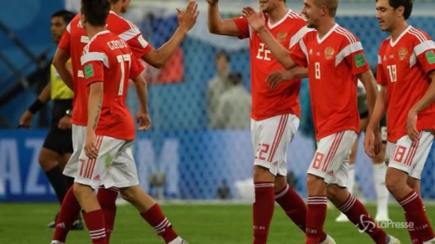 Mondiali 2018, la Russia batte l’Egitto 3-1