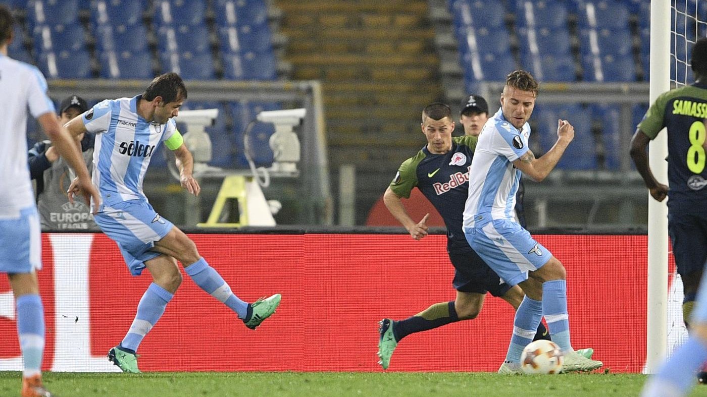 Le pagelle di Lazio-Salisburgo. Grande Lulic. Ottimi Parolo e Immobile
