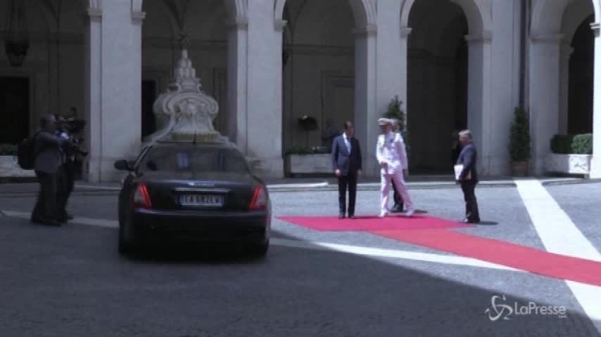Tusk a Palazzo Chigi per il vertice con Conte