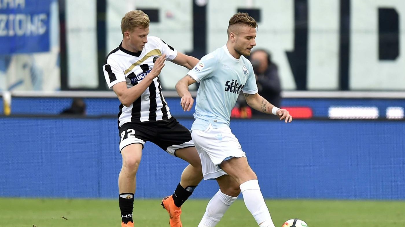 Lazio espugna Udine in rimonta e aggancia la Roma