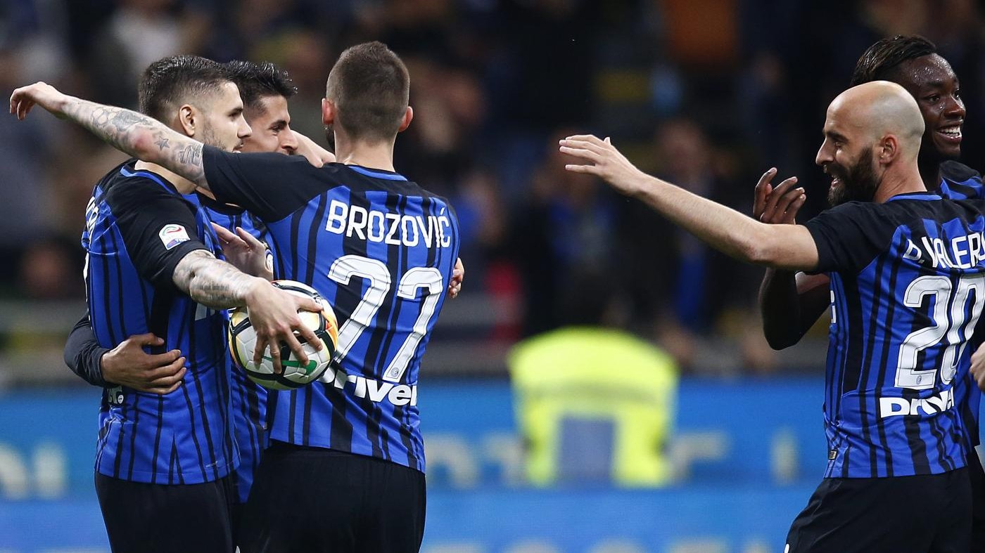 Inter cala il poker: 4-0 al Cagliari che vale il terzo posto