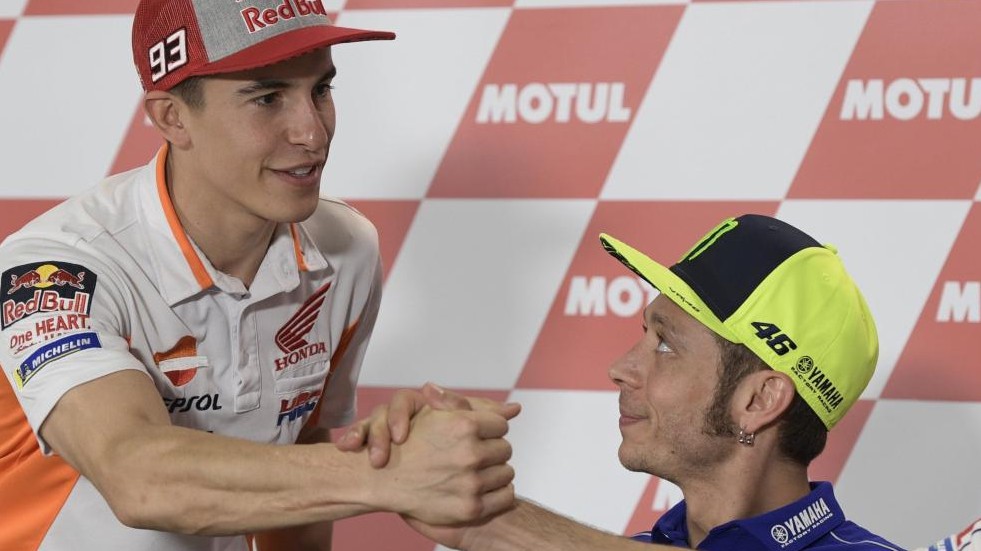 MotoGp, Rossi verso tregua con Marquez: “Parlargli? Forse in futuro”