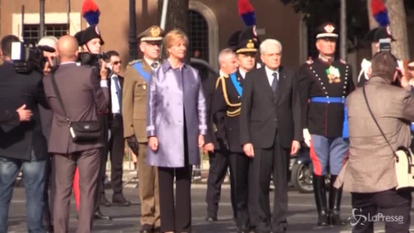 25 aprile, Mattarella all’Altare della Patria