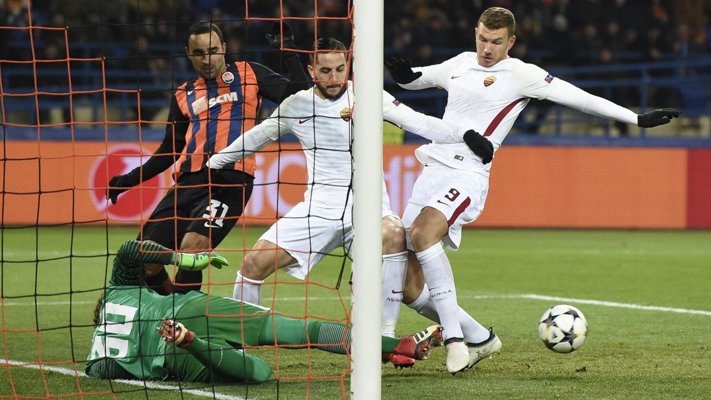 Champions, Roma avanti con Under, lo Shakhtar la ribalta: 2-1
