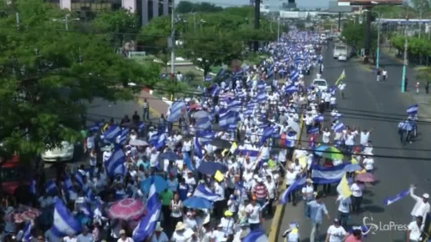 Nicaragua, la marcia per la pace in risposta alle proteste