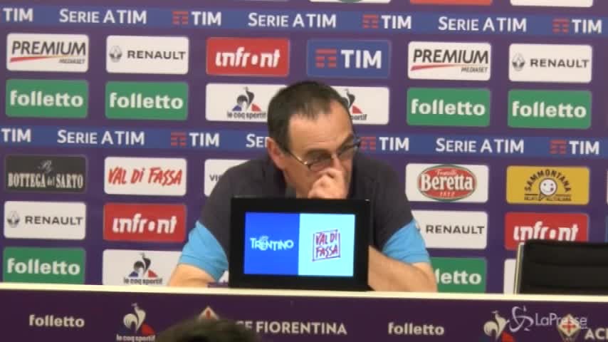 Fiorenatina-Napoli, Sarri: “Ci siamo persi. Martedì mi arrabbierò”