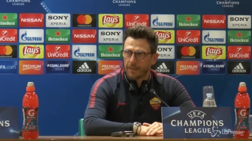 Roma-Liverpool, Di Francesco: “Vogliamo credere nel miracolo”