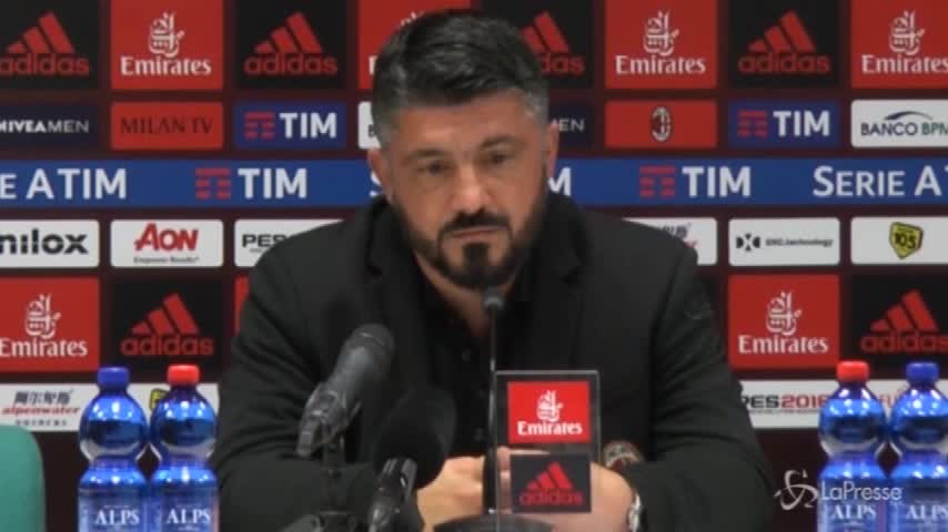 Milan, Gattuso verso finale Coppa Italia: “Nel calcio non sempre vince la più forte”