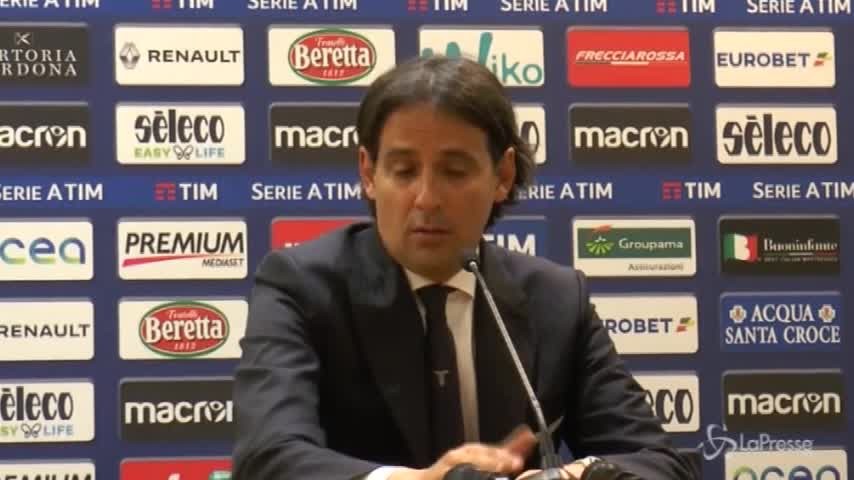 Lazio, Inzaghi: “L’Atalanta ha fatto un’ottima partita”