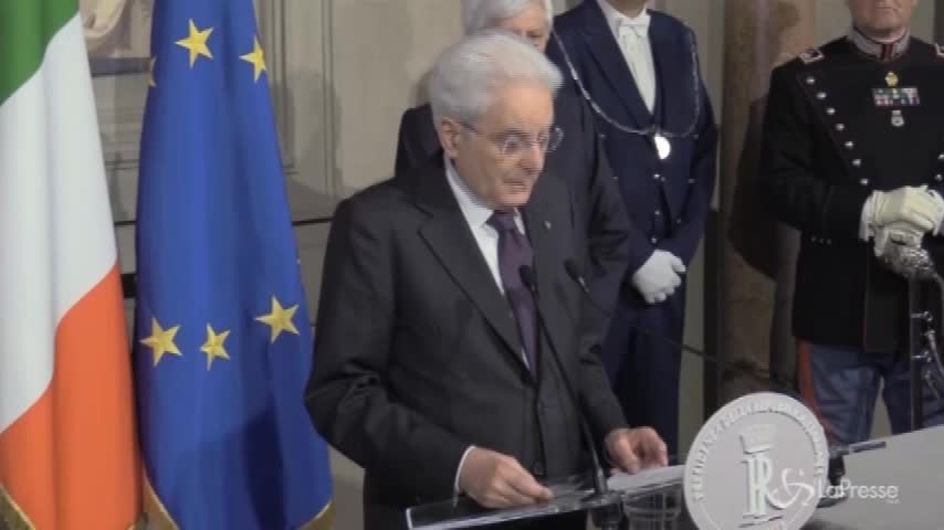 Mattarella: “I partiti scelgano se appoggiare un governo neutrale o andare al voto”