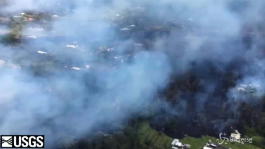 Hawaii, le impressionanti immagini dell’alto della devastazione causata da Kilauea
