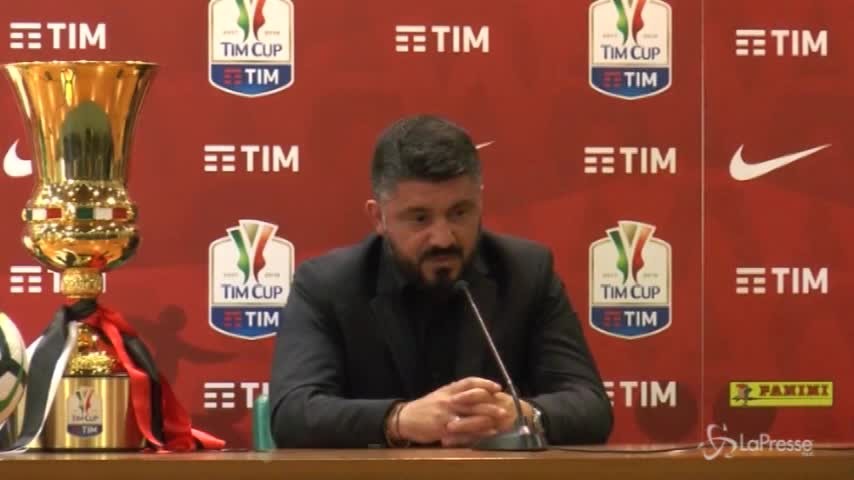 Coppa Italia, Gattuso: “Ce la giocheremo con i nostri pregi e i nostri difetti”