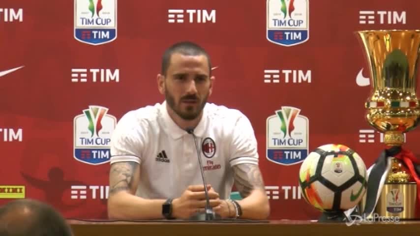 Coppa Italia, Bonucci: “Il Milan merita di giocare queste partite”