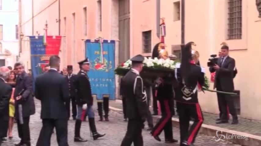 Quarant’anni dalla morte di Moro, Mattarella depone la corona in via Caetani