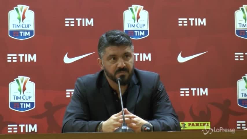 Coppa Italia, Gattuso: “4-0 è un risultato bugiardo”