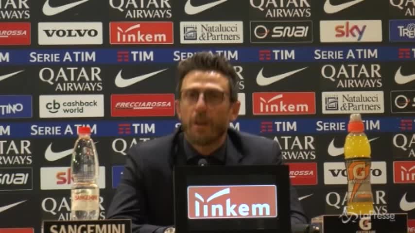 Roma-Juve, Di Francesco: “L’obiettivo è continuare a crescere”